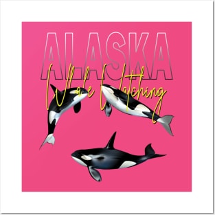 Alaska Whale Watching Posters and Art